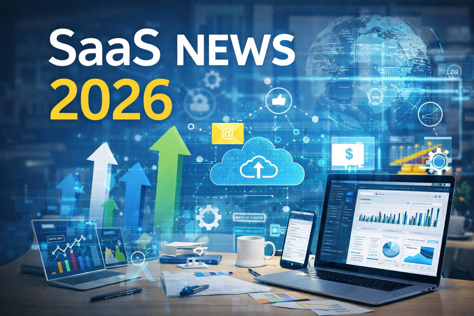 Latest SaaS news and software trends for 2026 with business tools