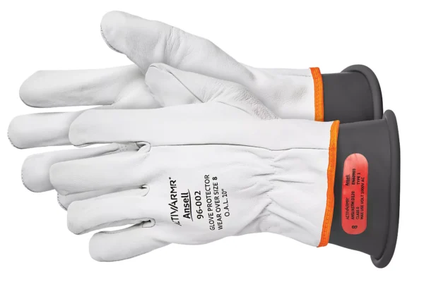 Electrician gloves used during wiring work