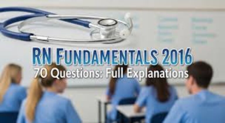RN Fundamentals 2016